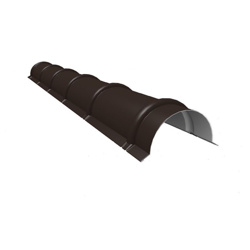 Конек круглый 80х320х2000 зеленый Конек круглый 80х320х2000 зеленый